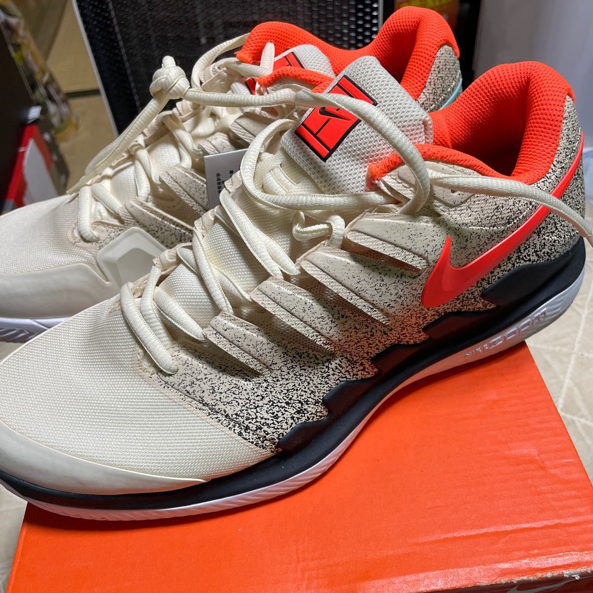 新品未使用》NIKE エアズームヴェイパーX GLAY 27.5cm／テニスシューズ 