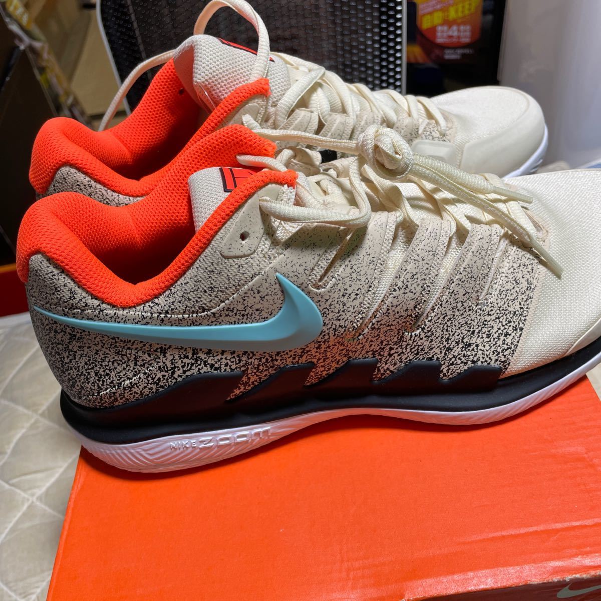 新品未使用》NIKE エアズームヴェイパーX GLAY 27.5cm／テニスシューズ 