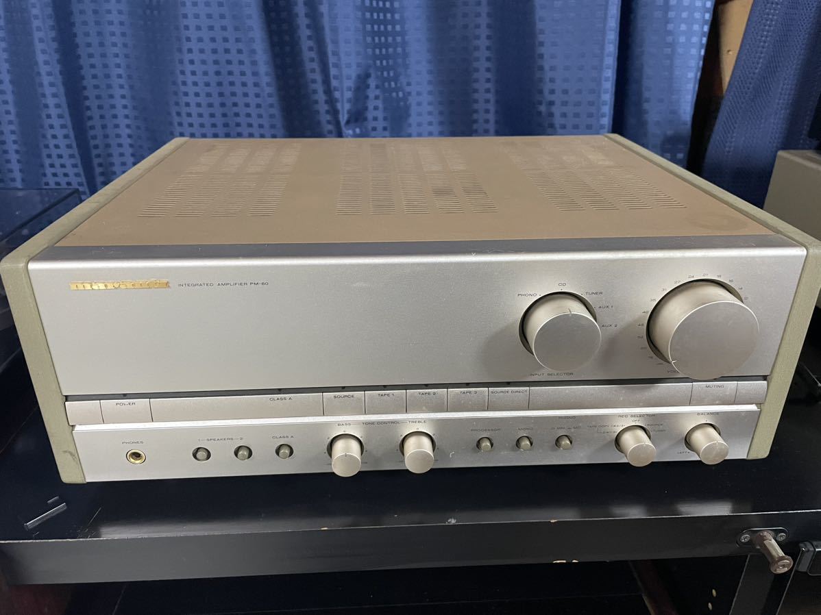 マランツ PM-80 動作品 - 動作確認品 Marantz PM-80 プリメインアンプ