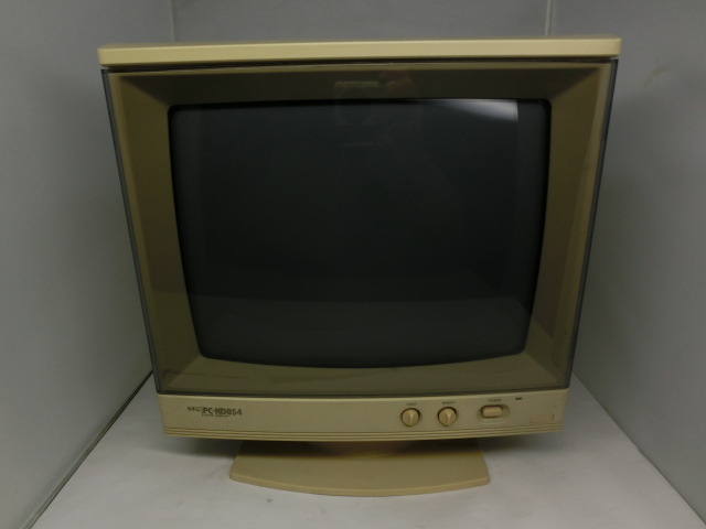 NEC PC-KD854 14インチカラーディスプレイ CRTモニター 回転台PC-KD902付き