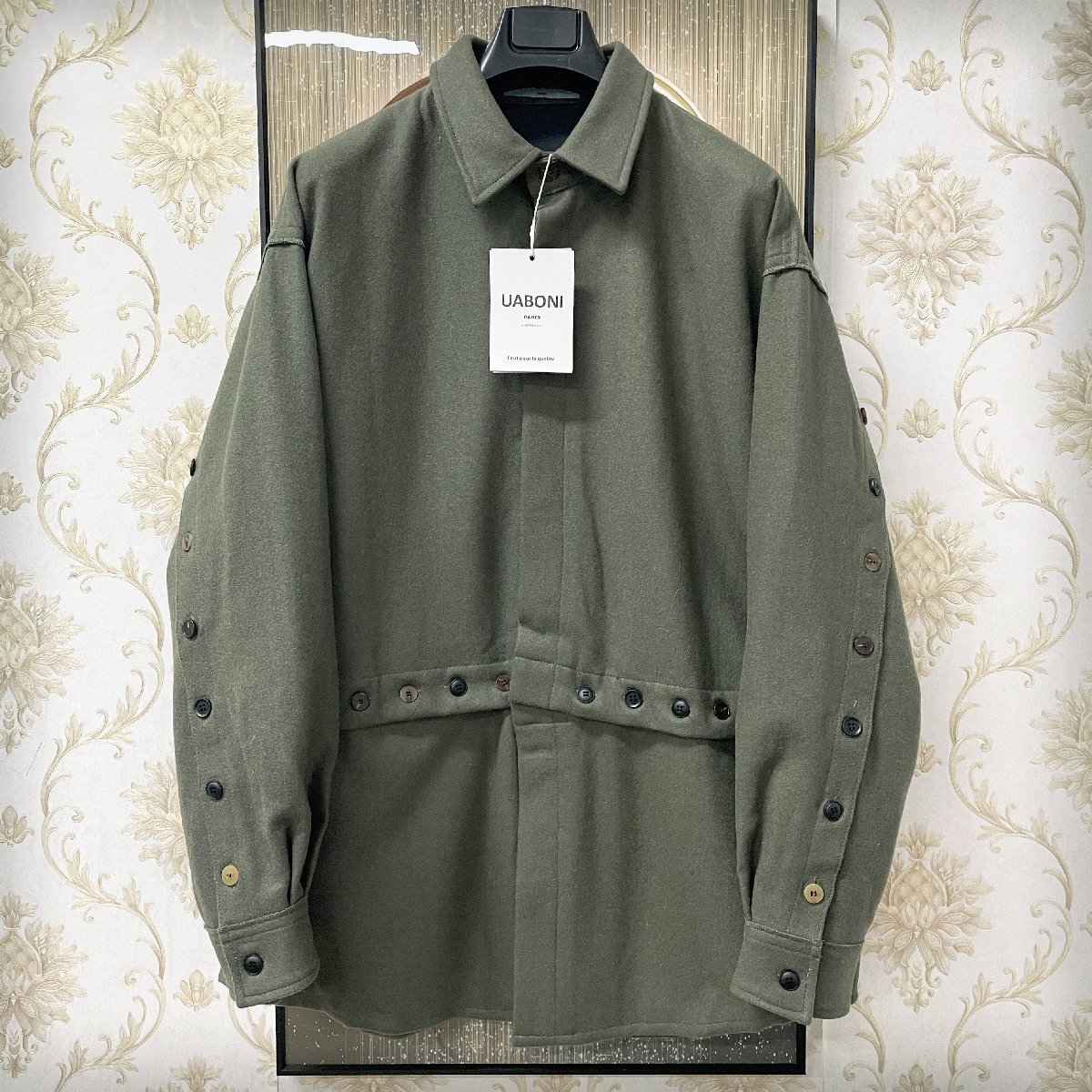 最高級EU製＆定価7万◇UABONI*Paris*コート*ユアボニ*パリ発◇上質 