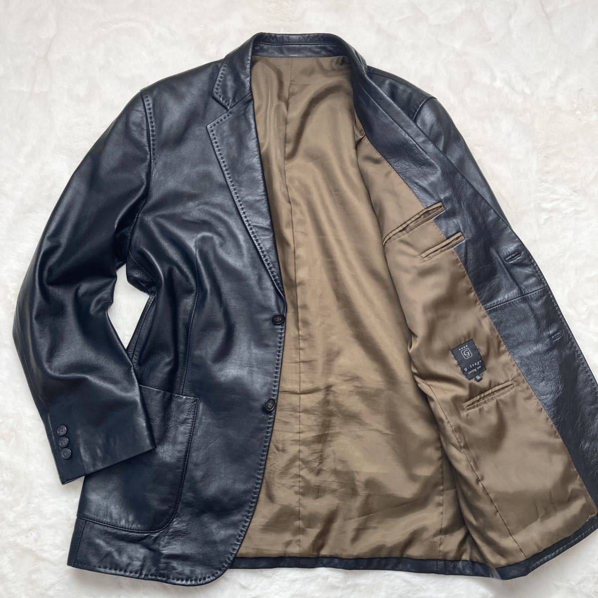 極美品 ジーステージ 【希少サイズ LL】 G-stage レザージャケット