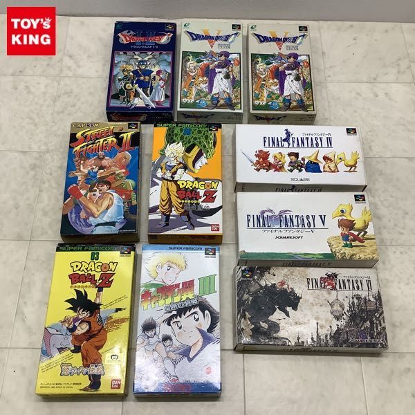 最安値，定番 1円〜 SFC スーパーファミコン ドラゴンクエストI II V 天空の花嫁 ファイナルファンタジーIV V VI ストリートファイターII 他(その他)｜売買されたオークション情報、yahooの商品情報をアーカイ その他