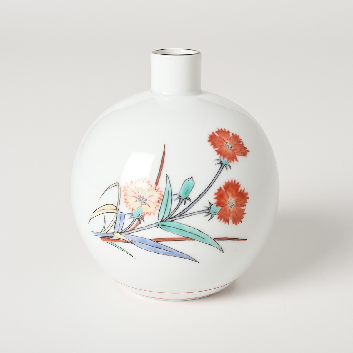 今泉今右衛門 花入 花器 一輪挿し 徳利 壺 銘 箱なし 十四代