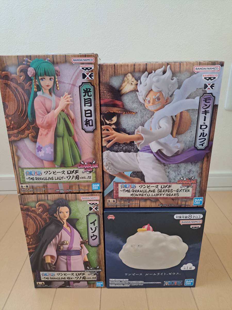 ワンピース　フィギュア　ギア5　モンキーDルフィ　光月日和　イゾウ　ゼウス　ルームライト