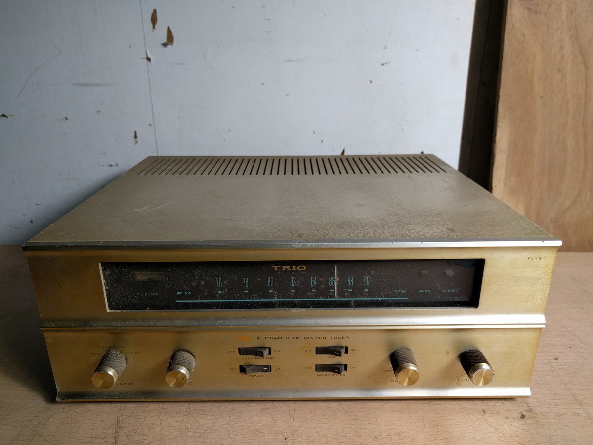 H10-88　TRIO トリオ FX-6 管球式FMステレオチューナー
