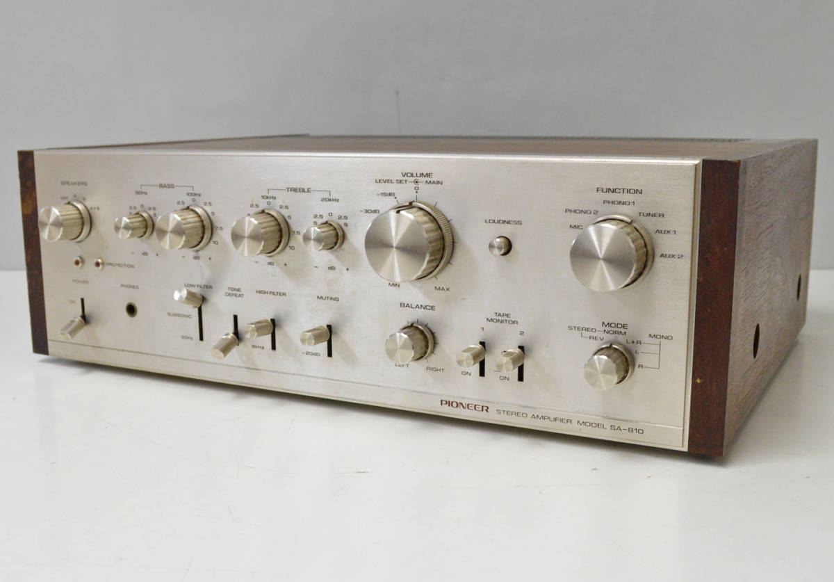 Pioneer パイオニア プリメインアンプ SA-810 通電確認済 売り切り