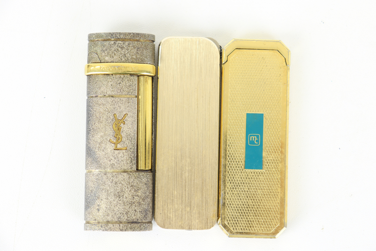 ライター Saint YSL Laurent Yves イブサンローラン LAURENT ガス 