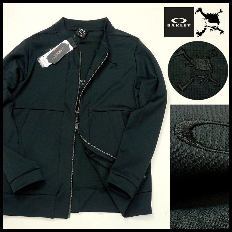 オークリー 新品 オークリー スカル OAKLEY ゴルフ ジップジャケット