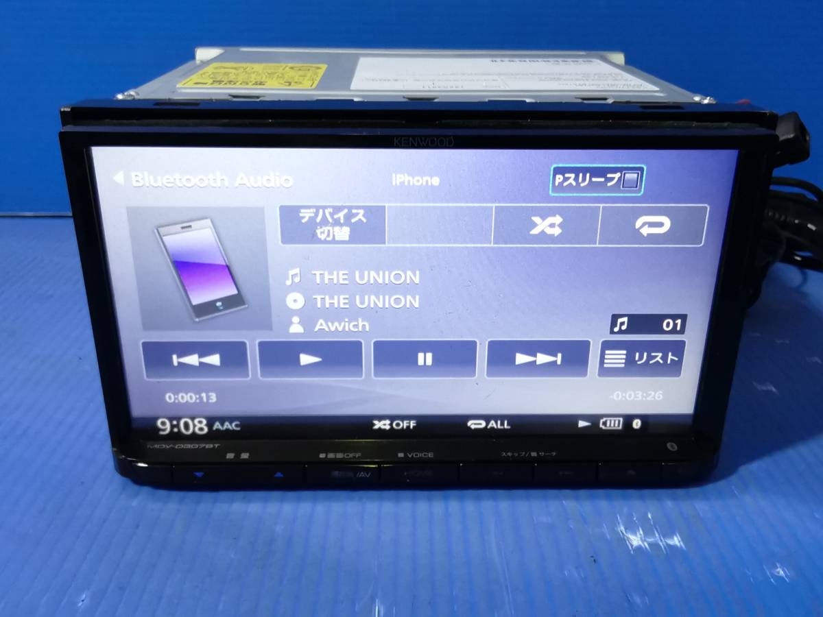 ディスプレイ傷】ケンウッド 彩速ナビ MDV-D307BT 地図データ2019年版