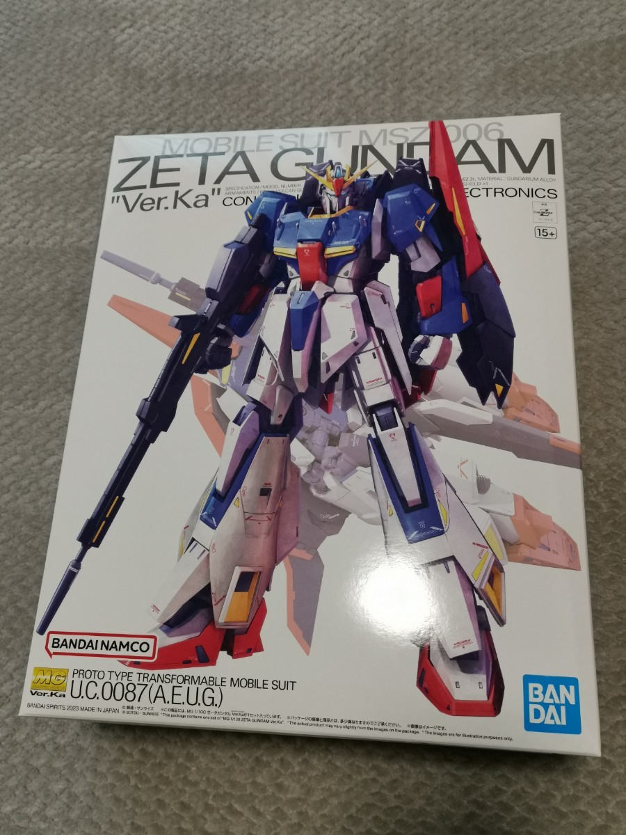 バンダイ ガンプラ 機動戦士Ζガンダム MG 1/100 ゼータガンダム Ver.Ka