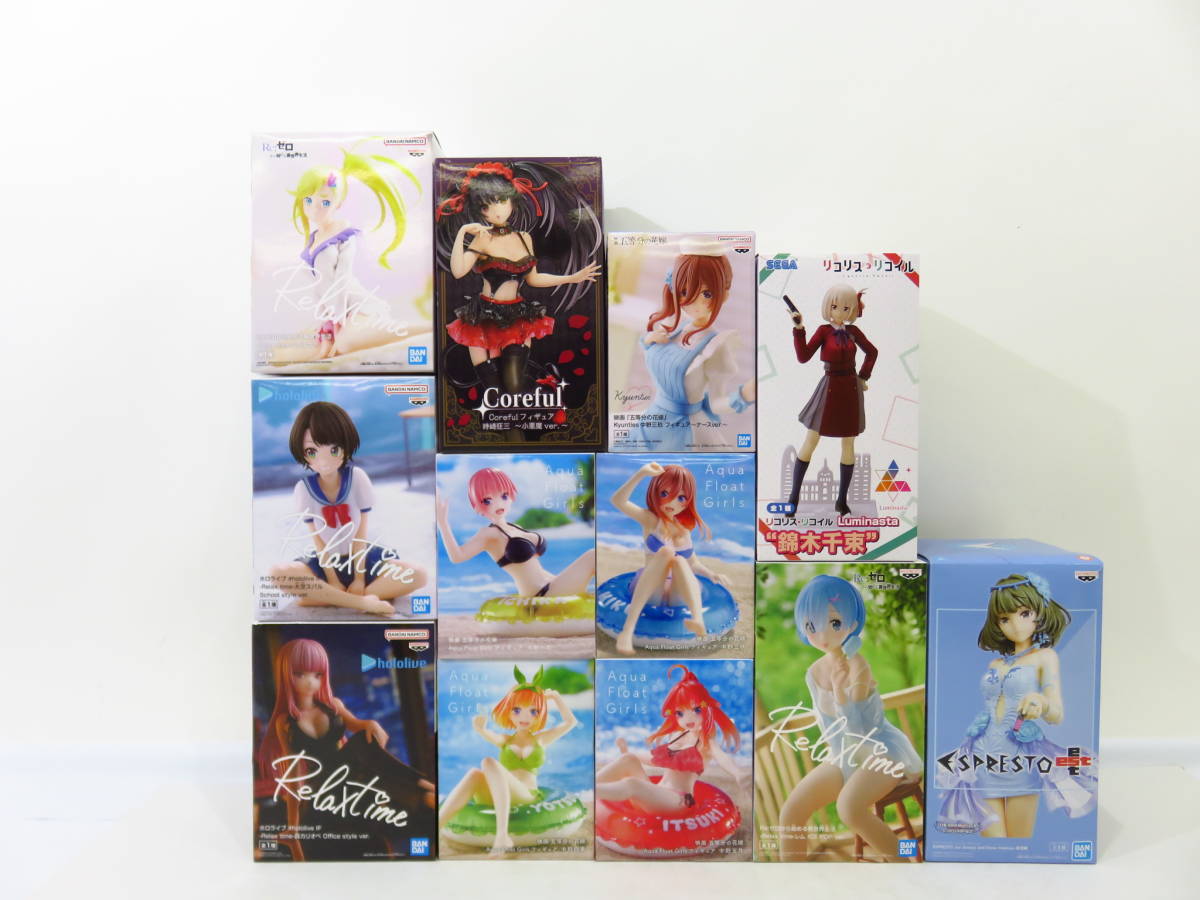 高品質，100%新品 n3918k 美少女フィギュア 12種セット アクアフロート Coreful 他 中野三玖 四葉 時崎狂三 リコリス 千束 等 054-231031(その他)｜売買されたオークション情報、yahooの商品情報をアーカイブ公開 - オ その他