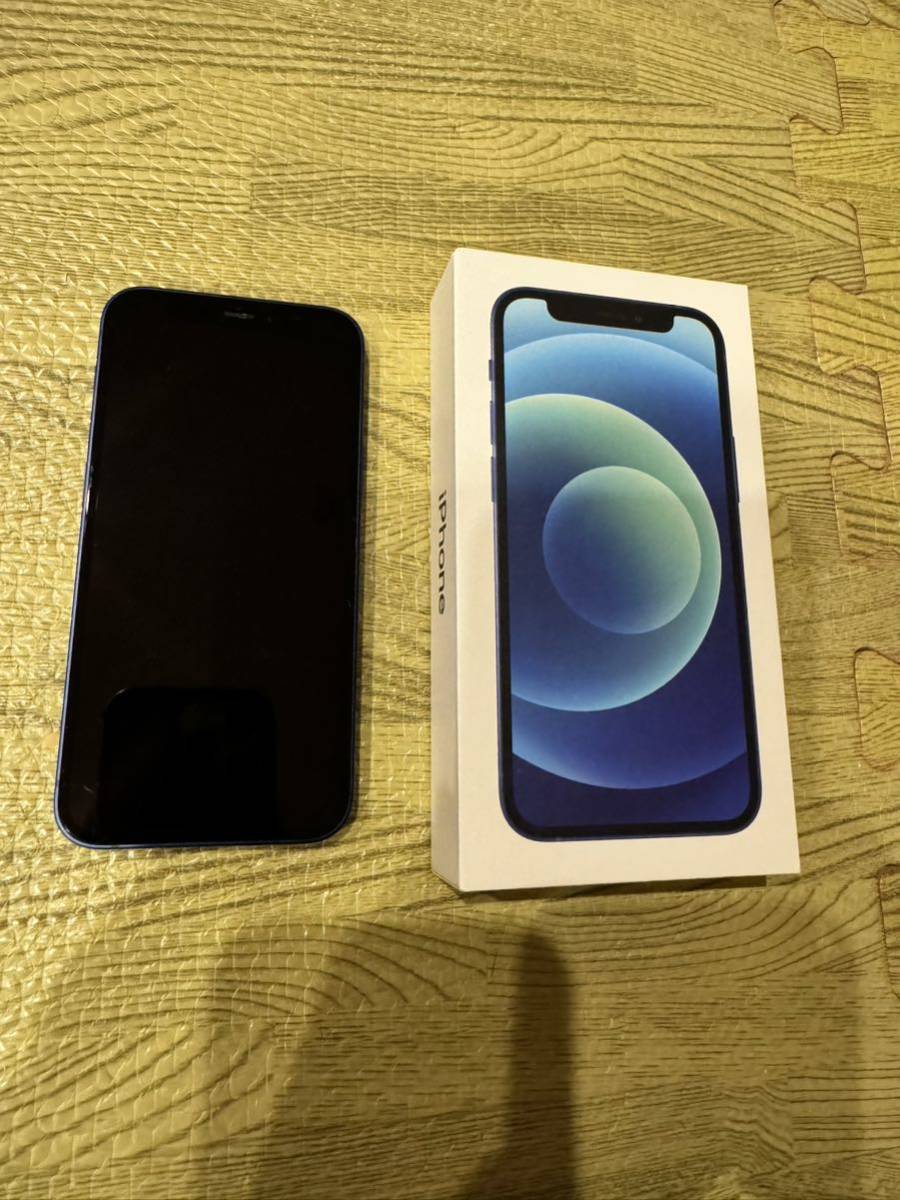 iPhone 12 mini 64GB SIMフリー ブルー 美品 64GB iPhone mini