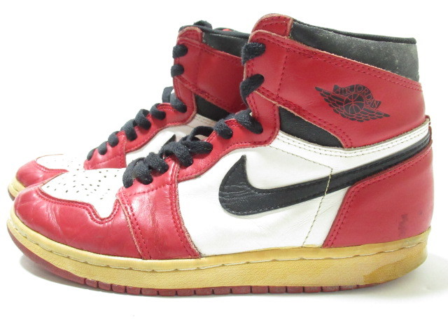 oc3 HN5604] 1994年製 NIKE AIR JORDAN 1 HIGH CHICAGO 130207
