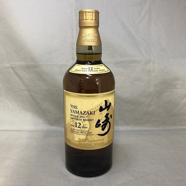 福岡県内・限定発送商品＞【未開栓】サントリー ウイスキー 「山崎12年
