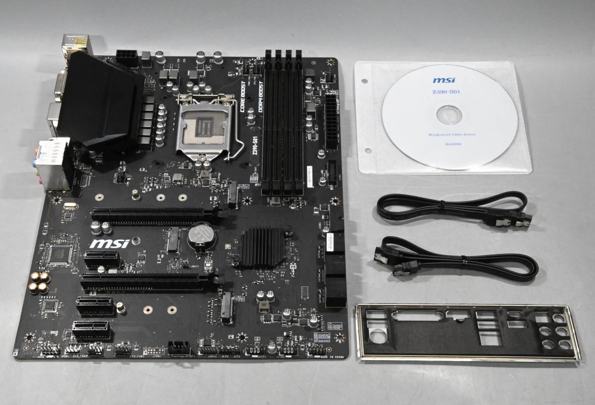 MSI製 ATXマザーボード Z390-S01 LGA1151 MSI Z390-S01 – Remove
