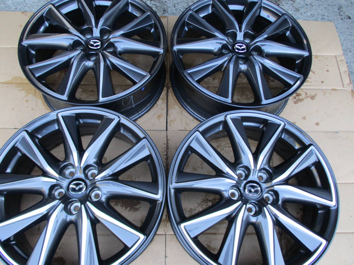 マツダ　CX-5純正　19インチアルミホイール　5H/114.3　中古美品4本セット