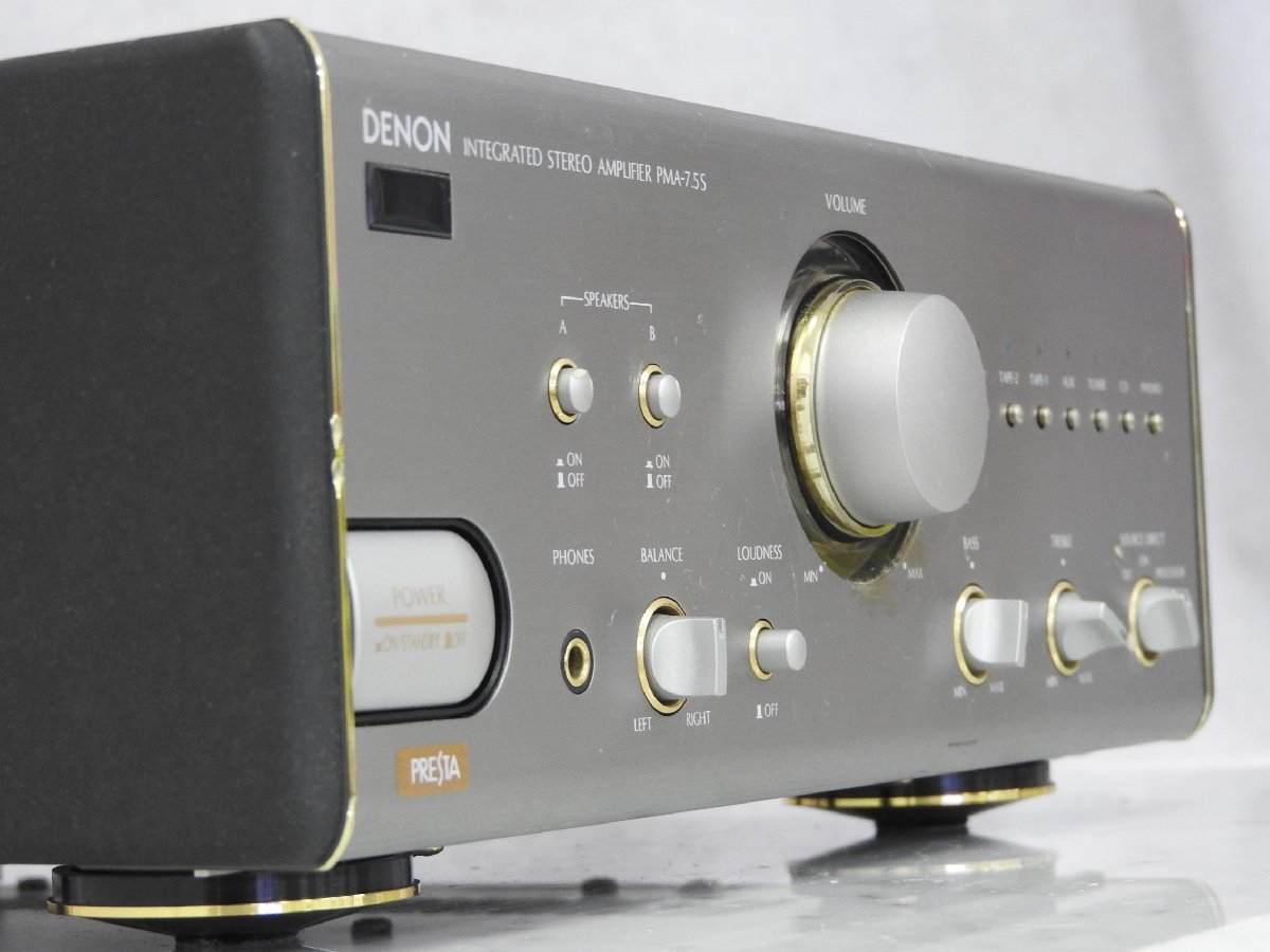 DENON プリメインアンプ PMA- 7.5 S 動作品 DENON PMA7.5S DENON