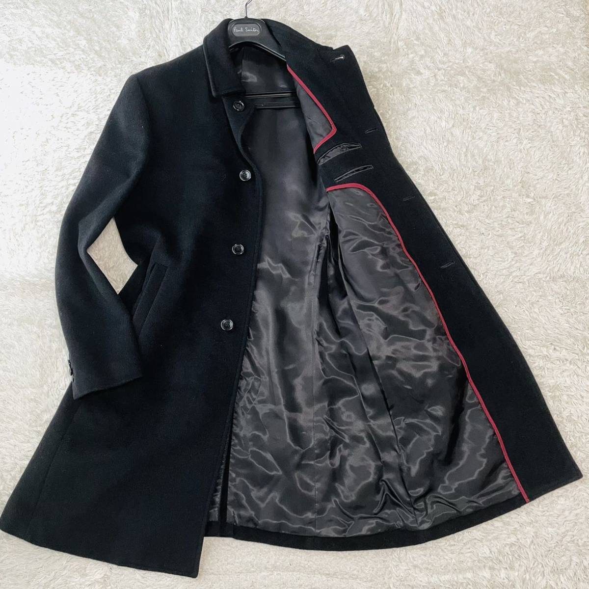極上カシミヤ素材！コムサデモード COMME CA DU MODE ステンカラー 