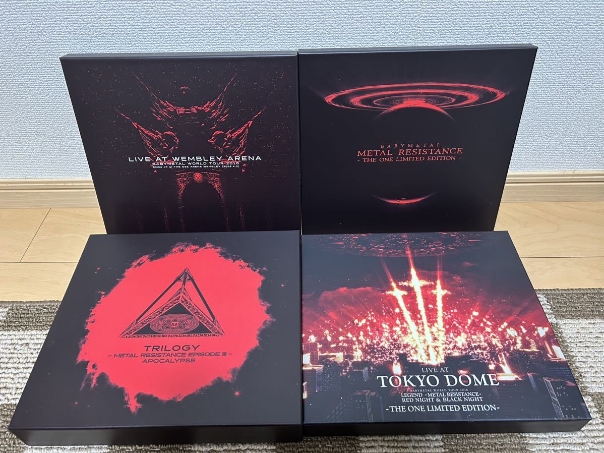 BABYMETAL THE ONE LIMITED EDITION Blu-ray CD METAL RESISTANCE LIVE
