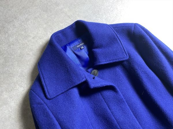 bleu fonce◇秋冬◇上質感◎アンゴラ 深みのある上品美ブルー 比翼 
