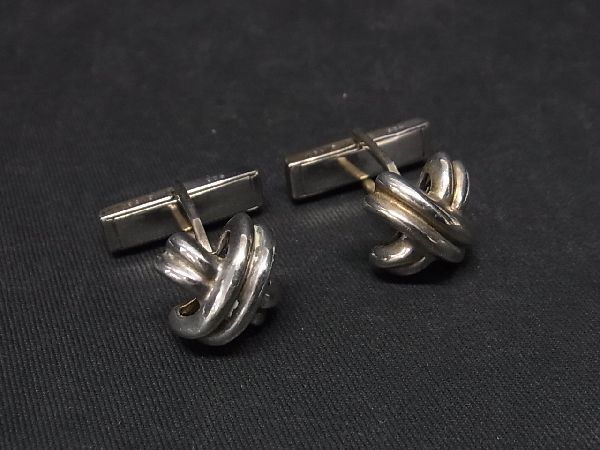 1円 TIFFANY＆Co ティファニー シグネチャー SV925 カフス