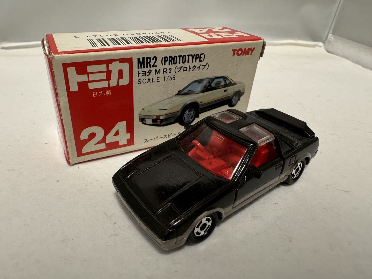 日本製 トミカ No.24 トヨタ SV-3 MR2 (プロトタイプ) 小田急 特注 赤