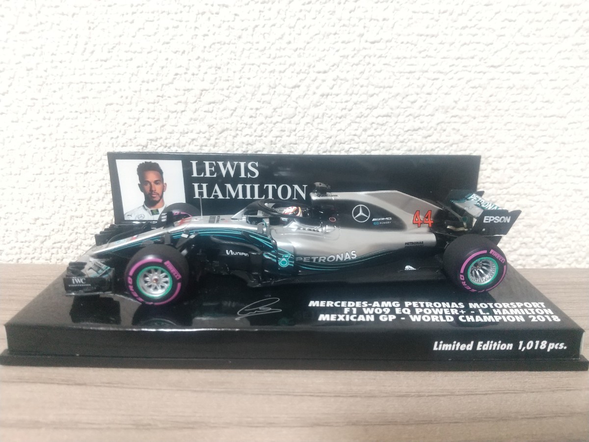 ミニチャンプス 1/43 メルセデス AMG W09 ハミルトン ベンツ特注品 MINICHAMPS ミニチャンプス 1/43 メルセデス AMG W09 L・ハミルトン