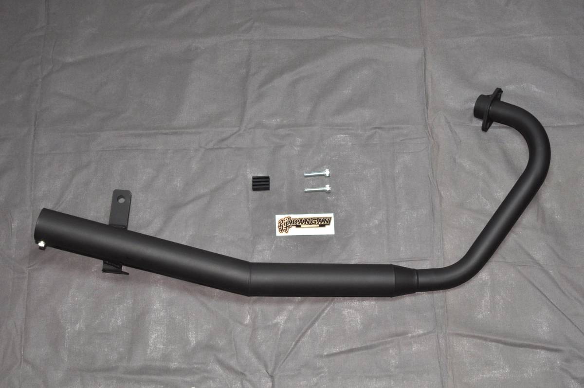 弾丸 GN 125 H GN 125 - 2F 耐熱ブラック ショート 管 マフラー 新品