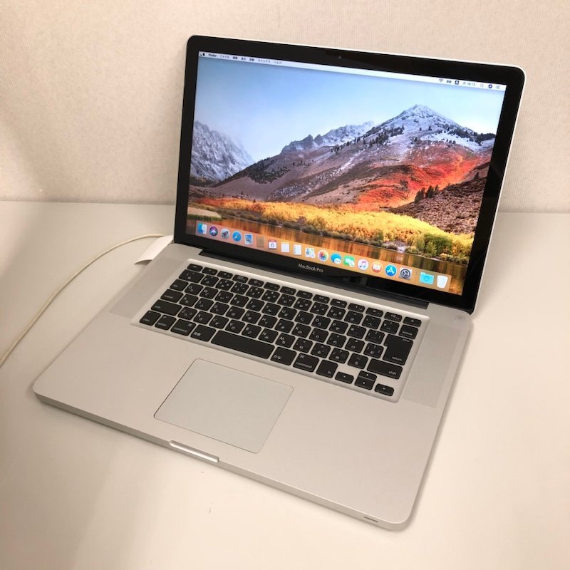 ジャンク】Apple MacBook Pro 15inch Early 2011 MC721J/A HighSierra