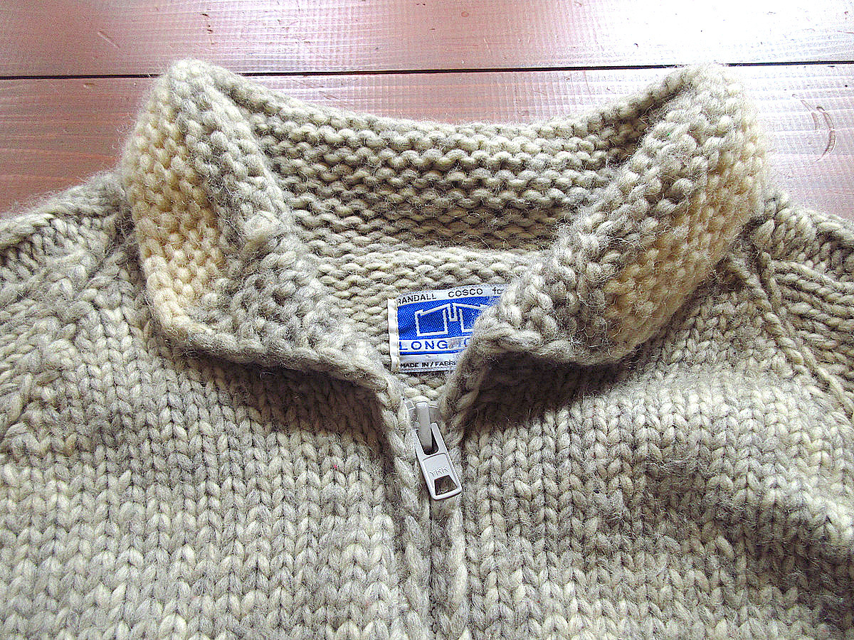 ビンテージ○LONG HOUSE波カウチンセーターsize M○231107k-m-cow 