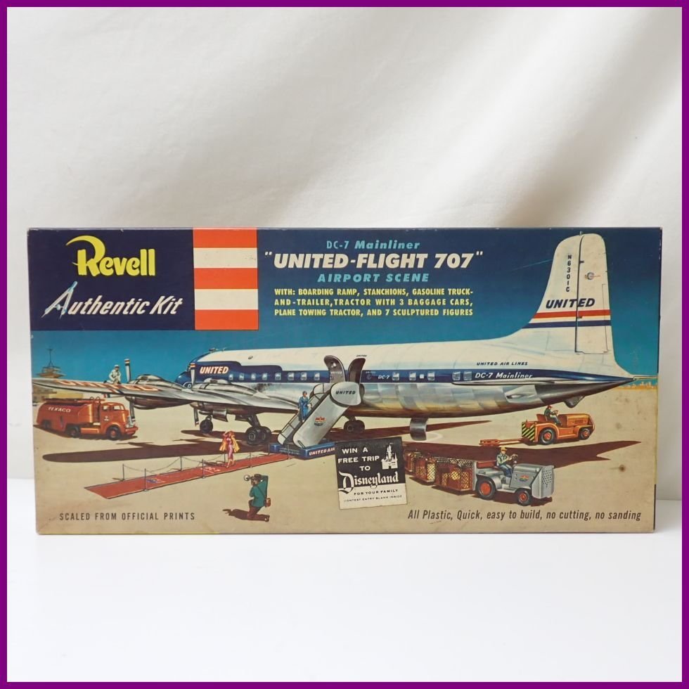 未組立 Revell □未組立 Revell/レベル ダグラス DC-7 Mainliner UNITED FLIGHT 707 エアポート