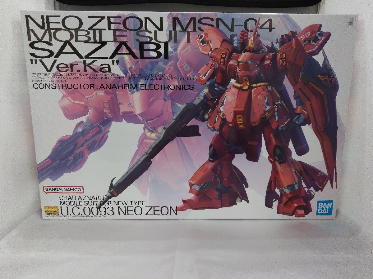 【同梱不可】1/100 MG MSN-04 サザビー Ver.Ka 「機動戦士ガンダム 逆襲のシャア」 プラモデル　BANDAI SPIRITS