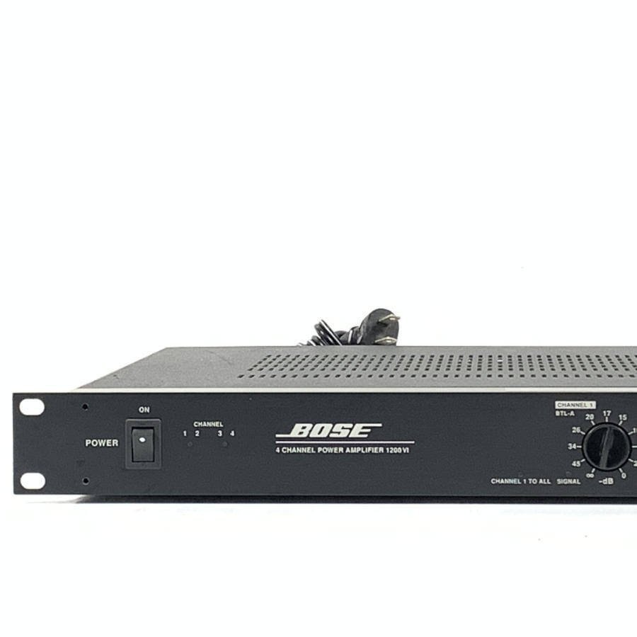 BOSE ボーズ 1200Ⅵ 4チャンネルパワーアンプ 30Wx4/6◇現状品 BOSE