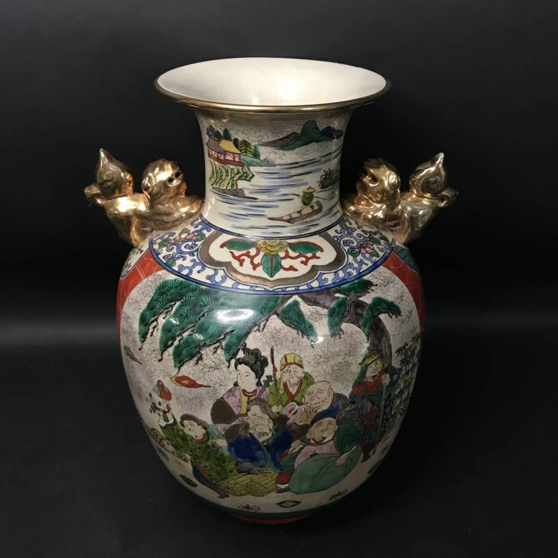 中国 粉彩花鳥紋瓶 1970年代ー80年代 Diddenantiques 景德镇瓷器1970