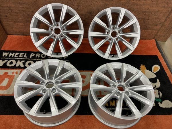  ホイールのみ4本セット 17インチ 7J ET43 112-5H フォルクスワーゲン純正 ティグアン 5N 車検 スタッドレス 5N0 601 025 パサート 他(純正品)｜売買されたオークション情報、yahooの商品情報をアーカ 5穴
