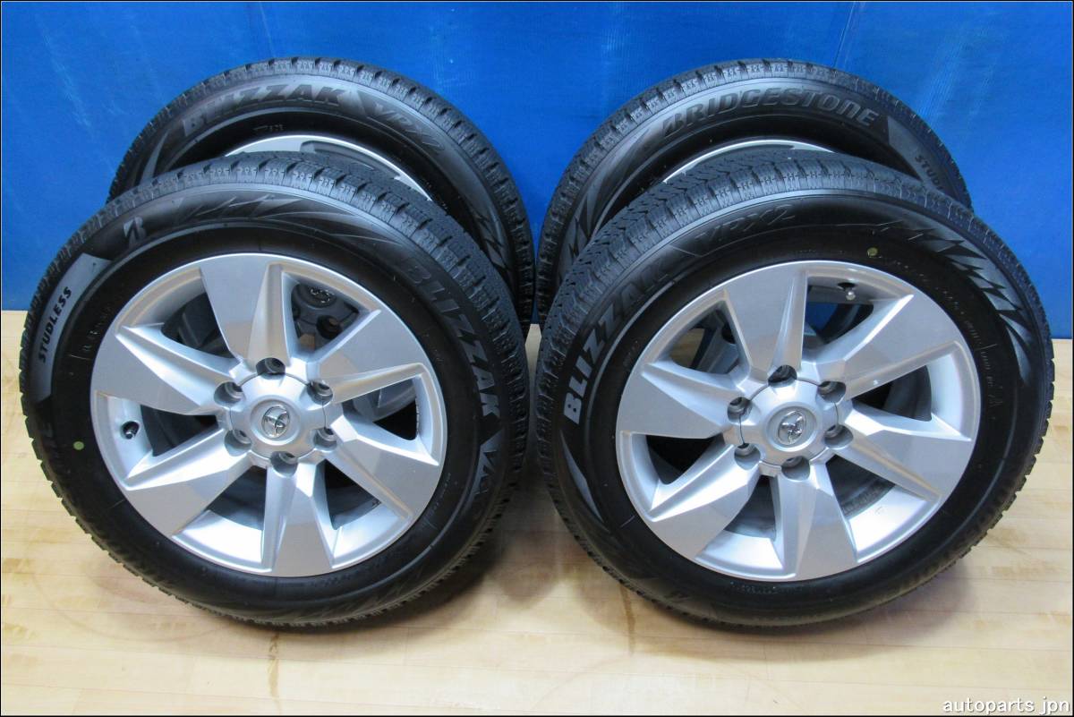 ☆150プラド☆純正17インチ☆スタッドレス☆送料込☆ BRIDGESTONE☆ 精