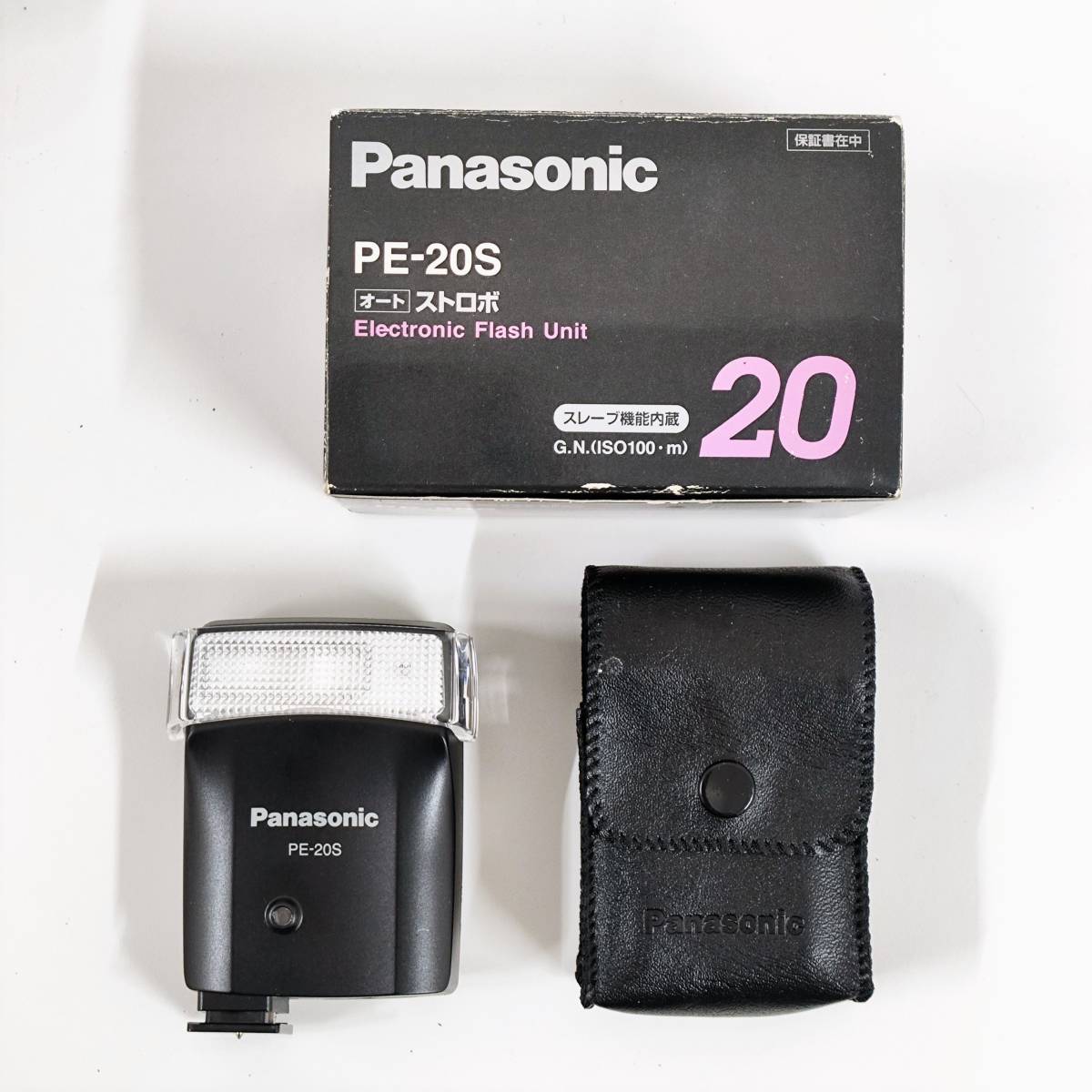 美品 Panasonic パナソニック オートストロボ PE－60SG AC電源 PW-305付 使用感少なめ！ パナソニック オートストロボ Panasonic &frasl; 3830美品☆動作確認OK☆Panasonic ストア