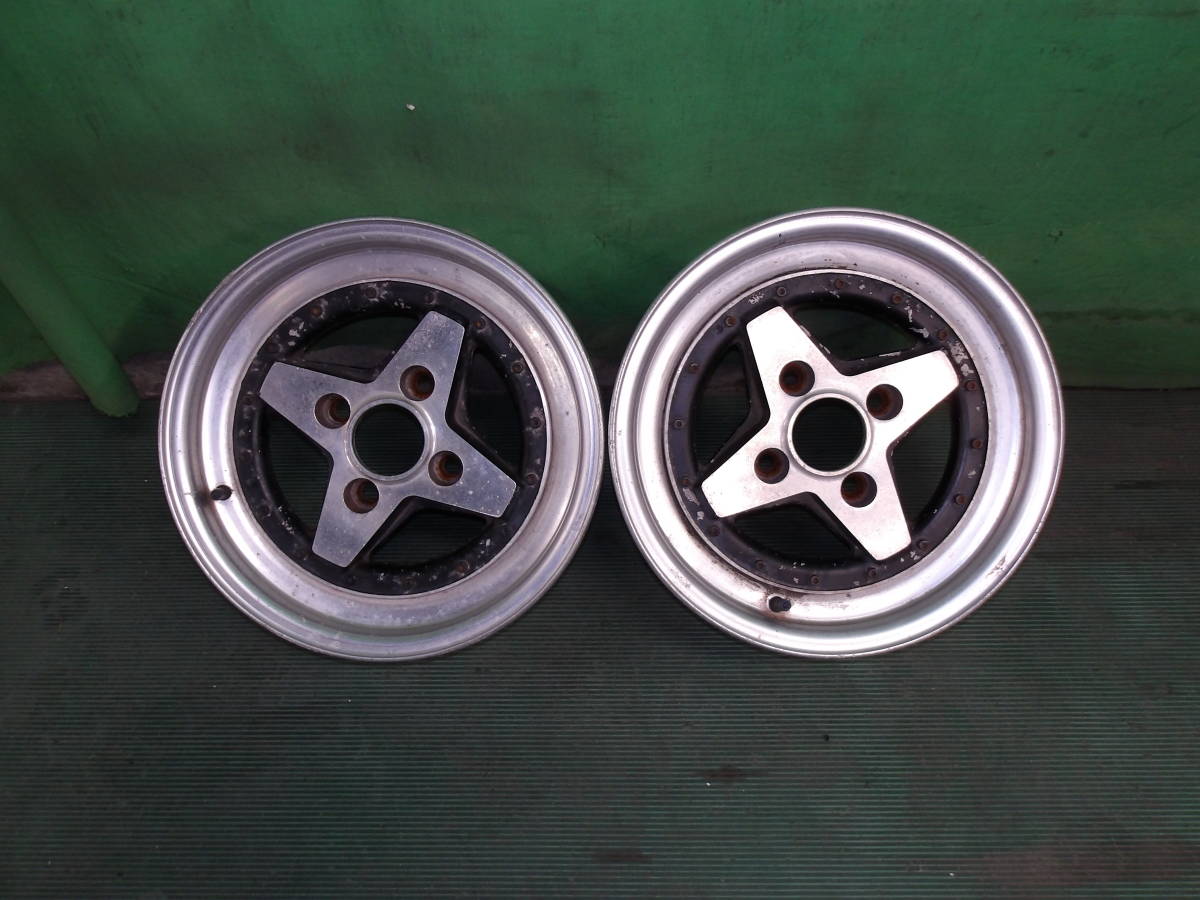 ☆ ホイール HAYASHI RACING 14×6J +15 PCD114.3 4H ブラック 