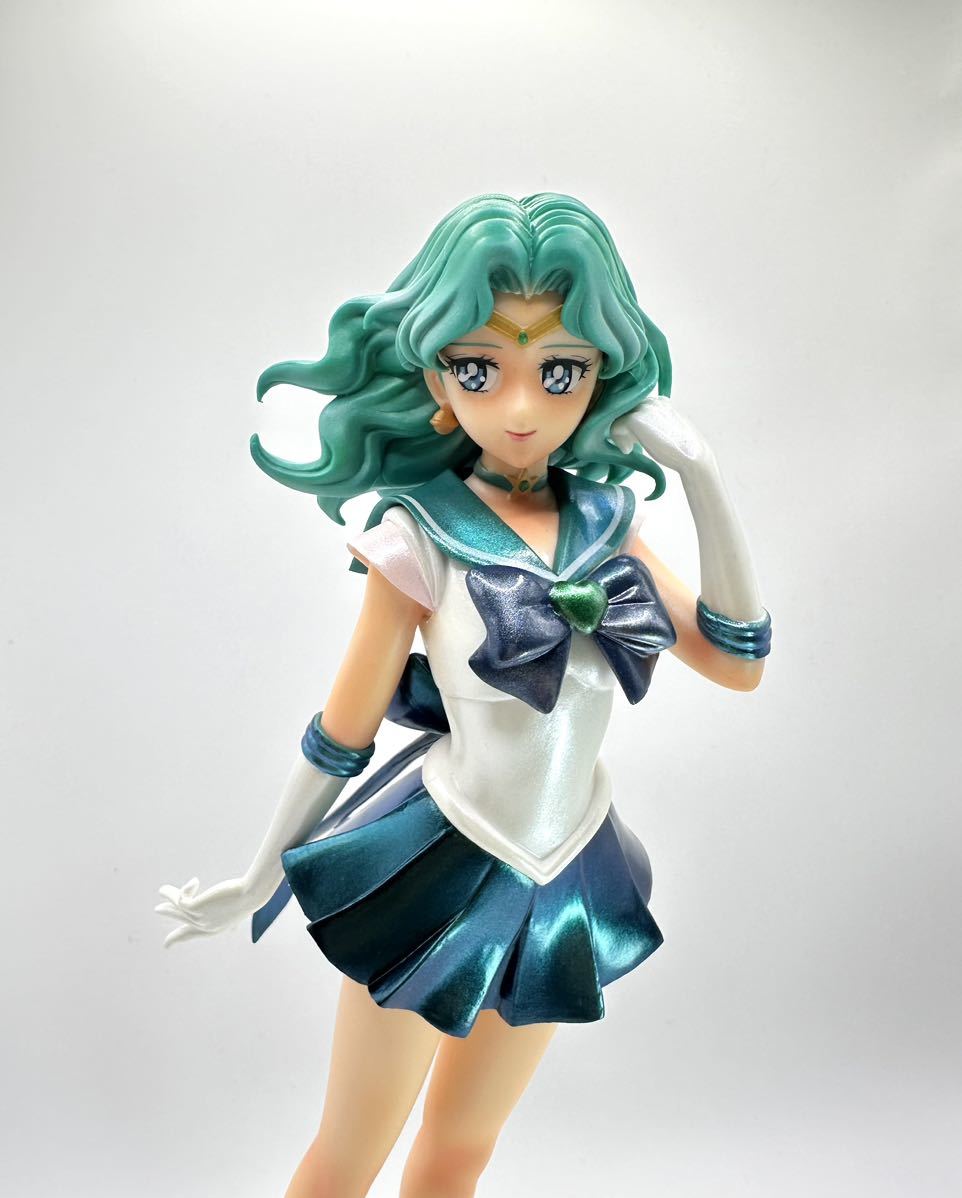 限定1円スタート 美少女戦士セーラームーン☆ セーラーネプチューン/リペイントフィギュア/メタリックパール衣装修正/肌修正/瞳修正/