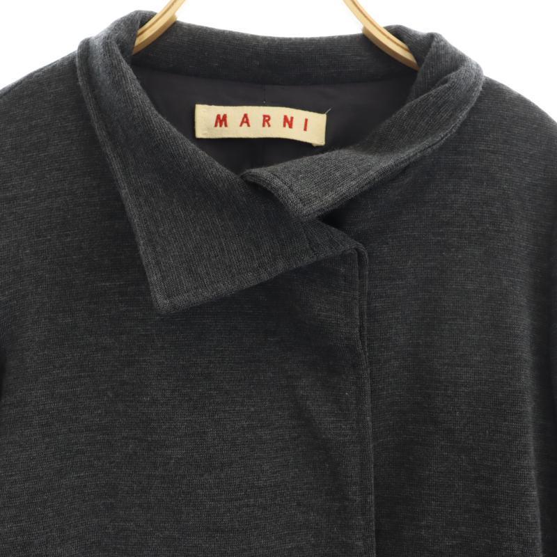 MARNI マルニ | マルニMARNI 紺38 (K ウールスナップボタンスタンド 