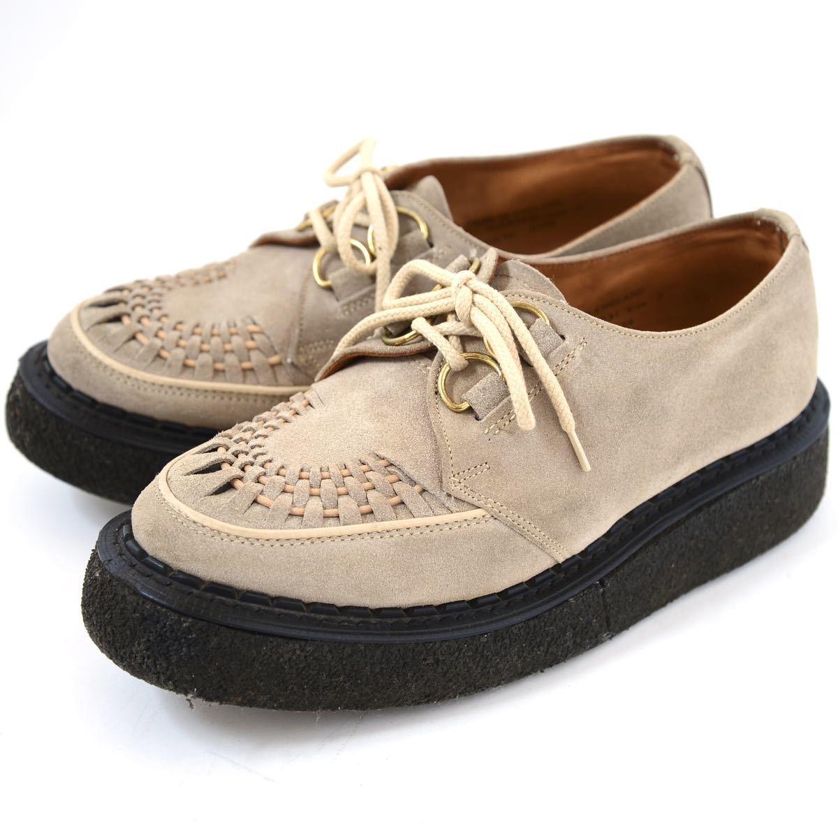 ジョージコックス ラバーソール ギブソン UK7 スエード グレージュ 3588 George Cox GIBSON イングランド製 英国製