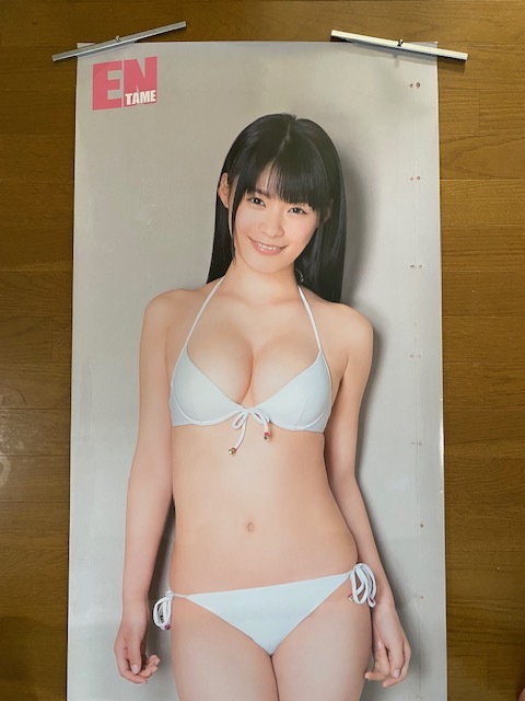 等身大ポスター 星名美津紀 月刊エンタメ 白ビキニ 水着 正規品 /14(は  