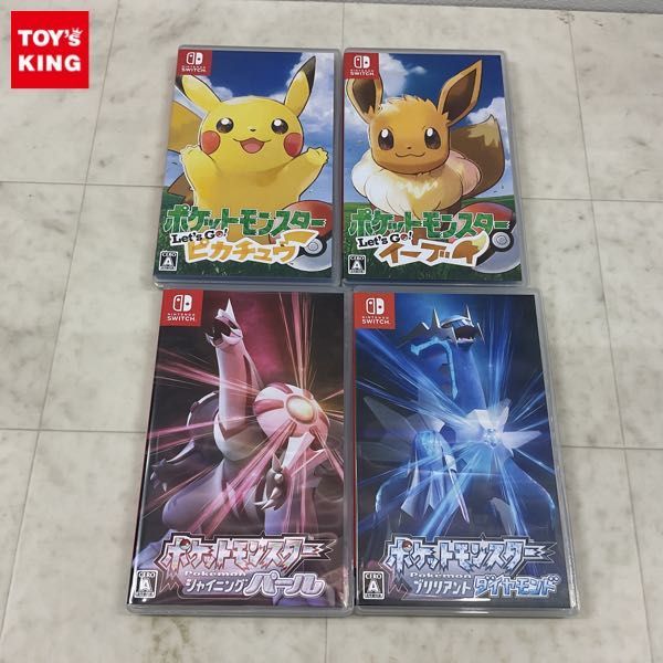 超激得 1円〜 Nintendo Switch ソフト ポケットモンスター シャイニングパール ブリリアントダイヤモンド 他(ニンテンドースイッチソフト)｜売買されたオークション情報、yahooの商品情報をアーカイブ ニンテンドースイッチソフト