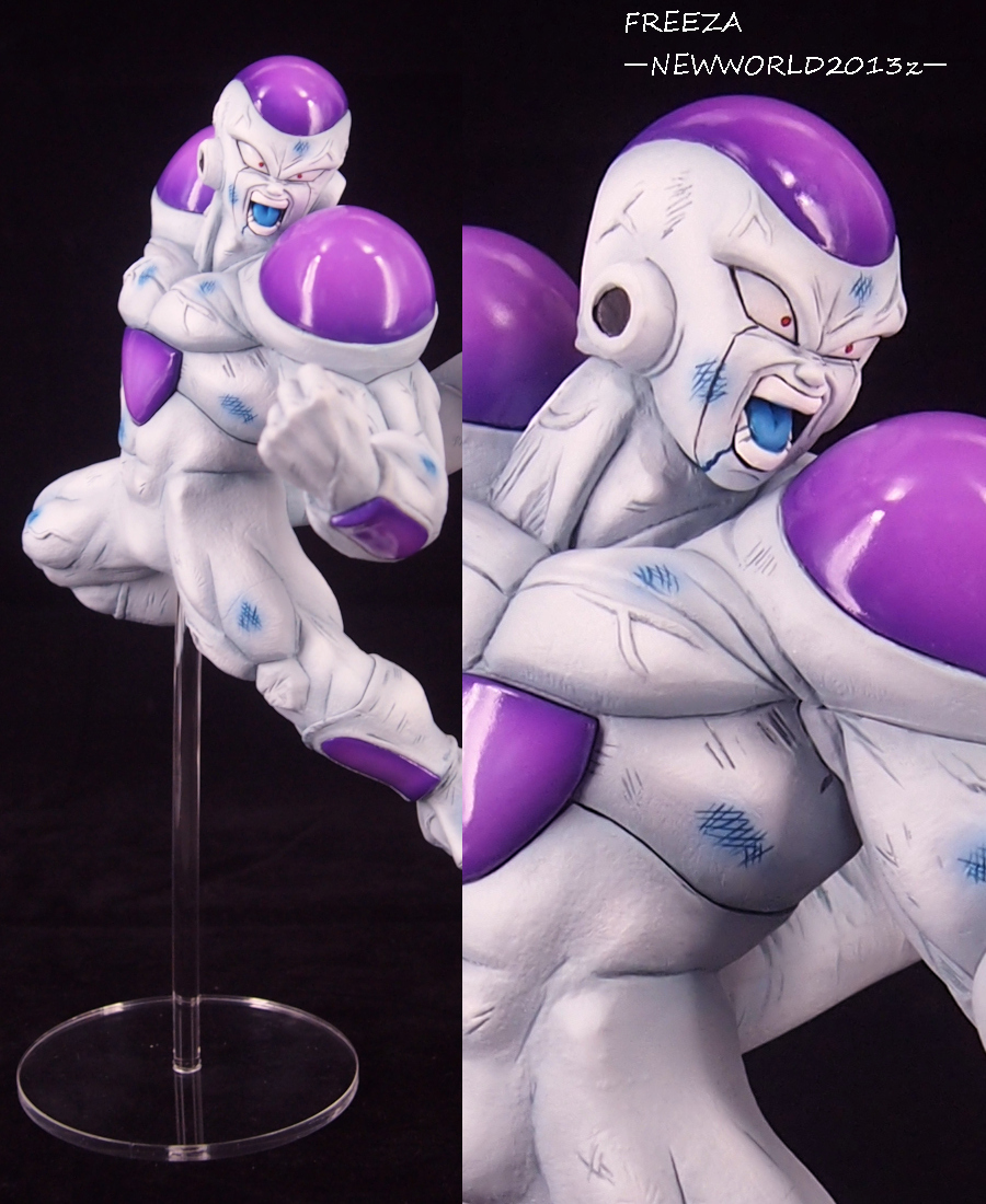 ドラゴンボール バーダック&フリーザ フルリペイント 二次元彩色(台座