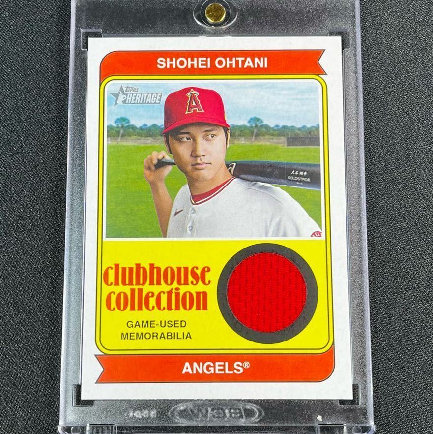 2023 Topps Heritage 大谷翔平 実使用ジャージーカード MLBジャージー