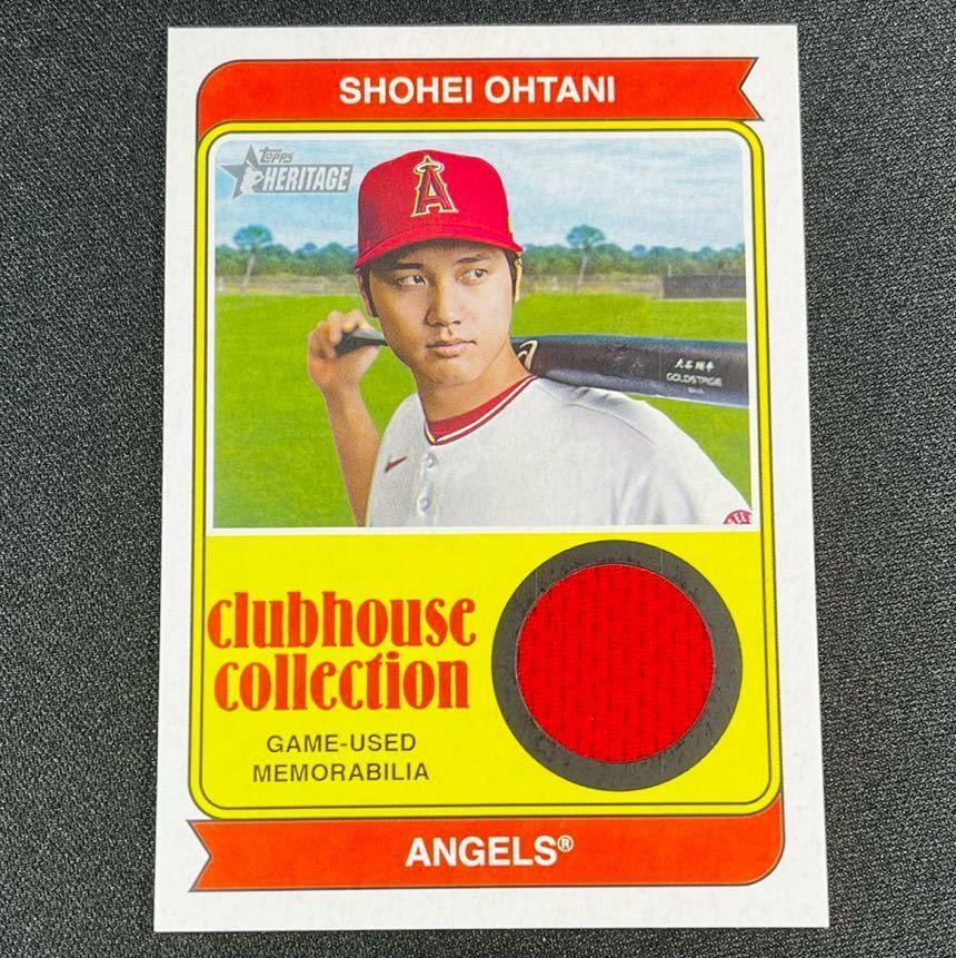 2023 Topps Heritage 大谷翔平 実使用ジャージーカード MLBジャージー