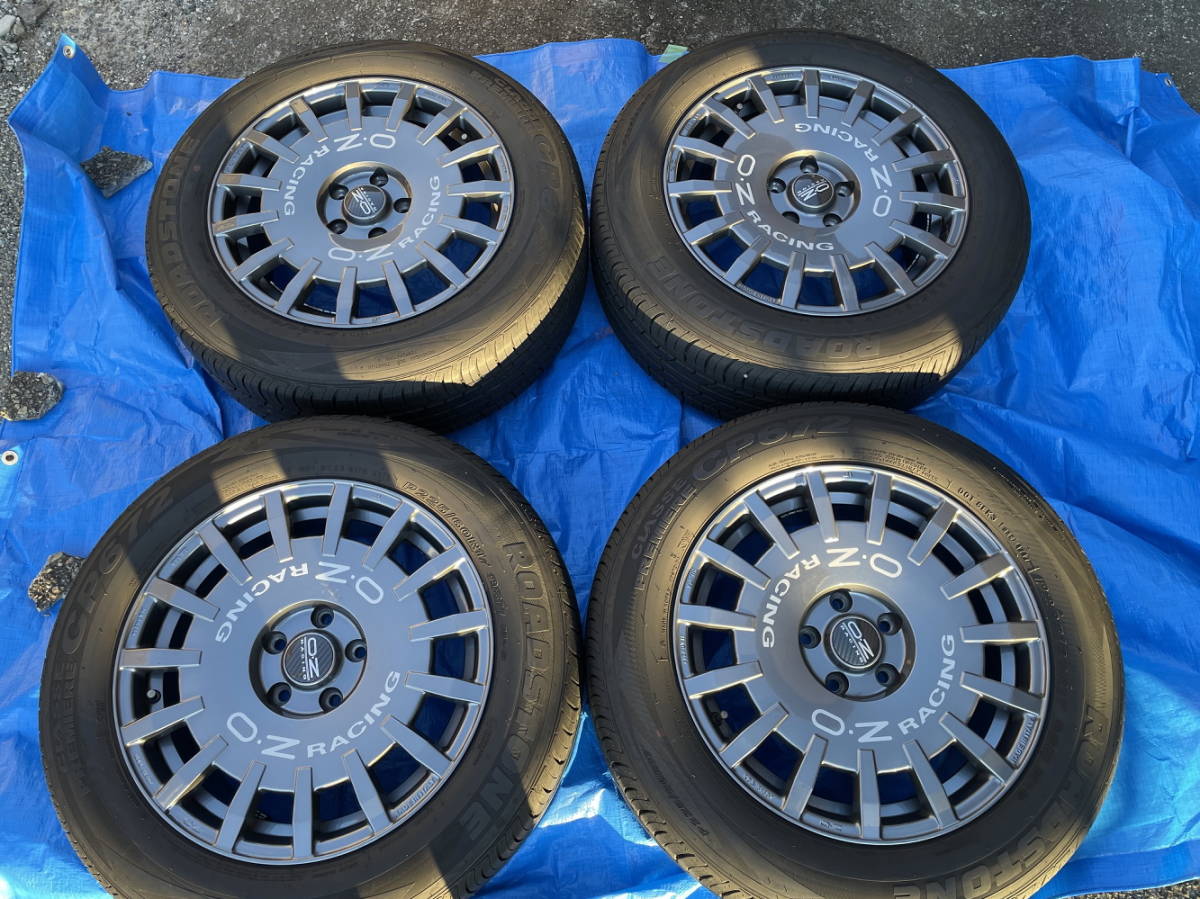 OZ ラリー レーシング 17インチ 8J +45 PCD112 タイヤ付225/60R17 4本 
