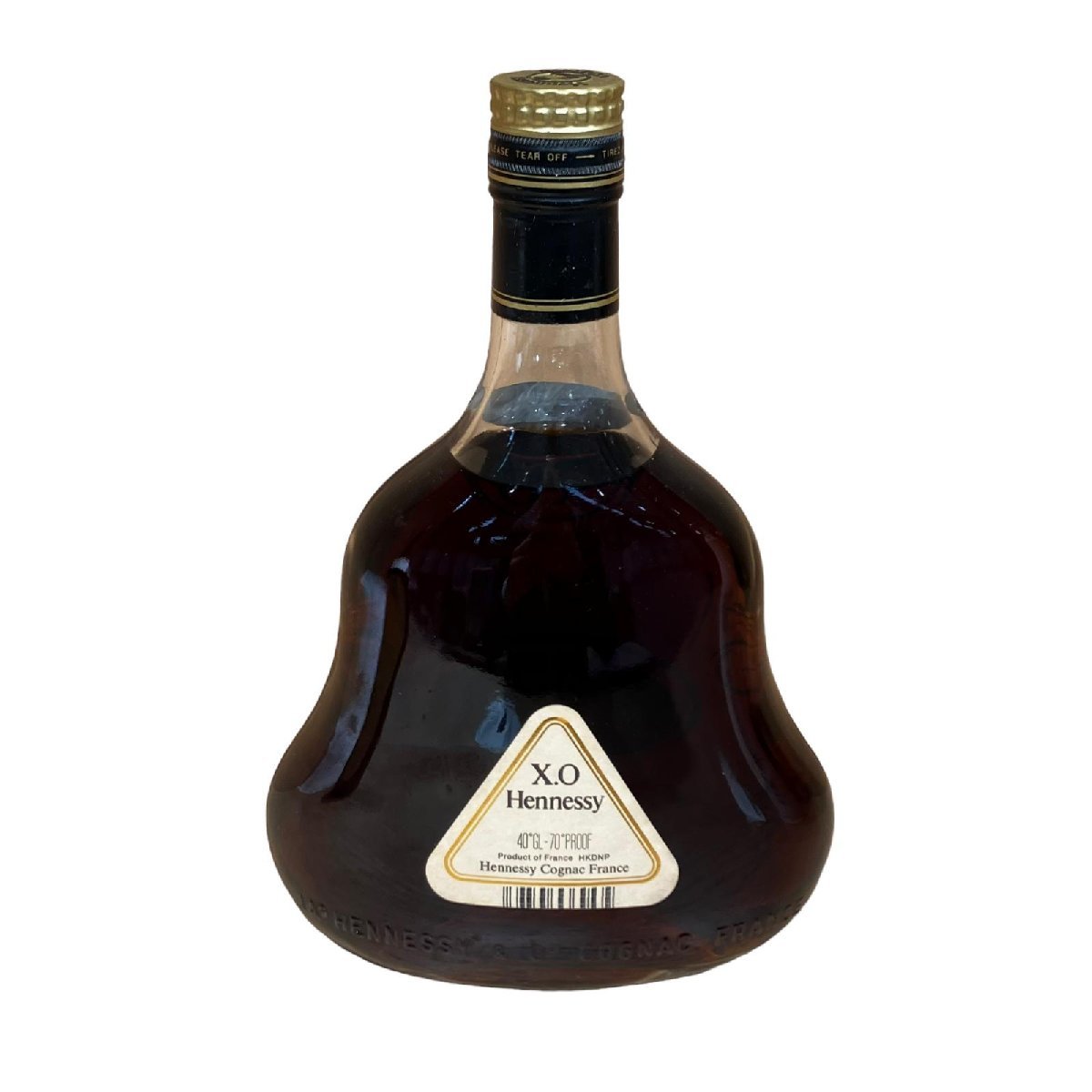 クリアボトル 金キャップ XO ヘネシー Hennessy 700ml 40% COGNAC X.O 