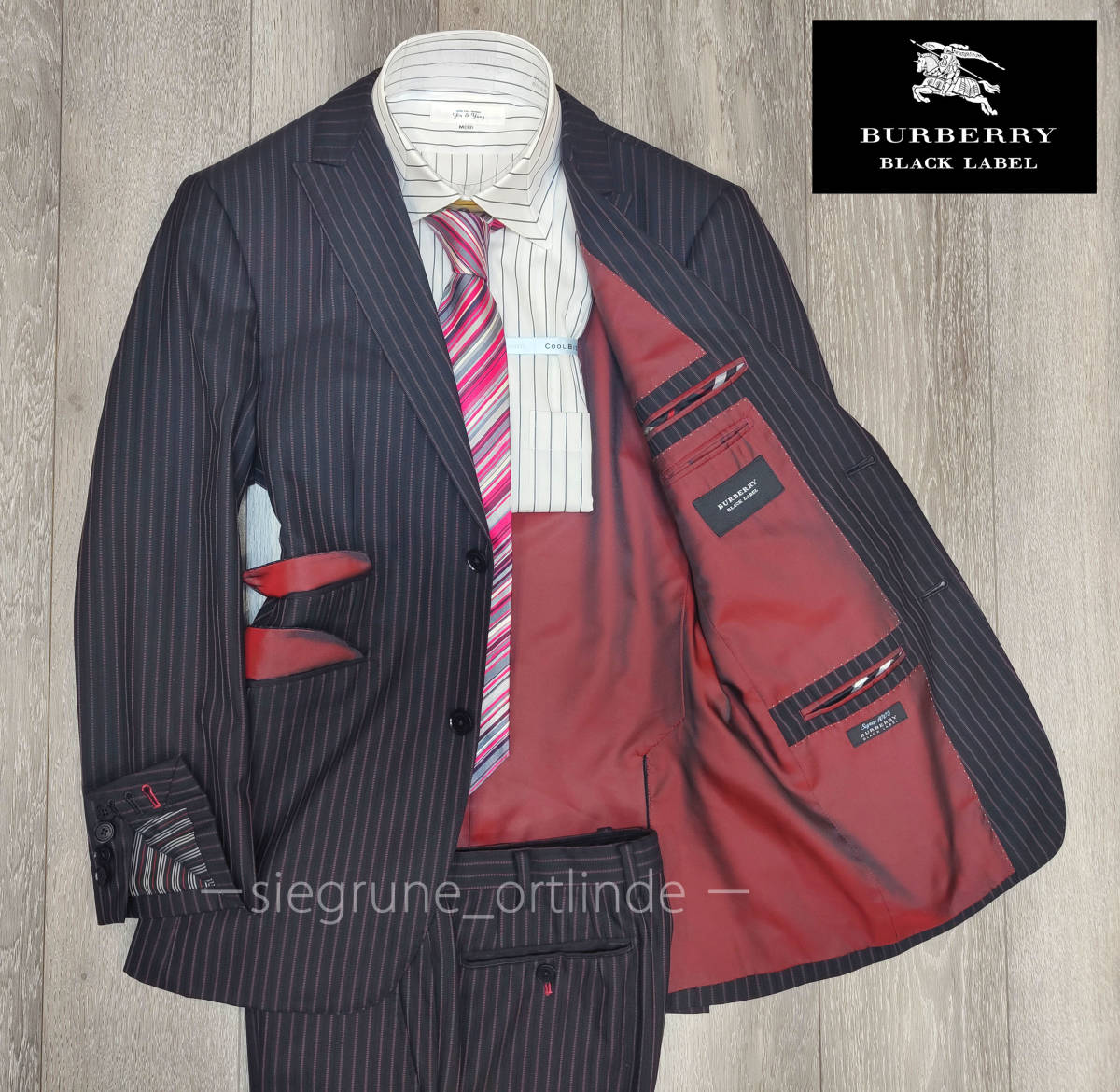 Ermenegildo Zegna/ゼニア/ウールスーツセット/紺/SU059-1-50